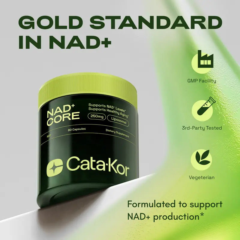 ✅ CataKor NAD+ Core | Liposomal Anti-Aging Formula