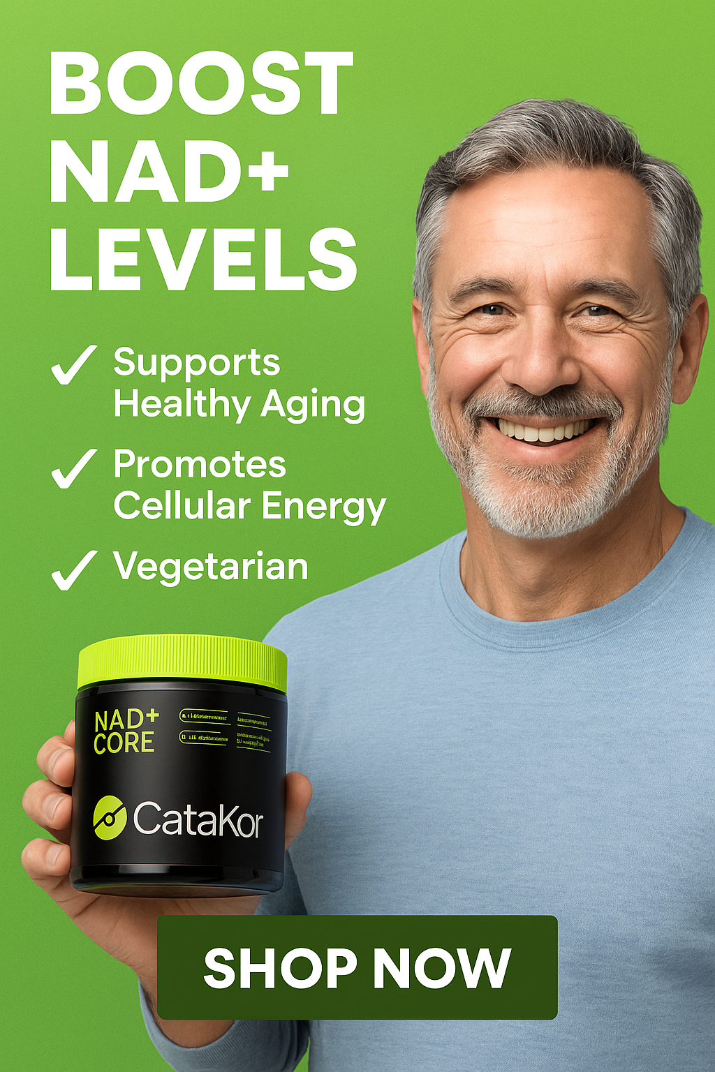 ✅ CataKor NAD+ Core | Liposomal Anti-Aging Formula
