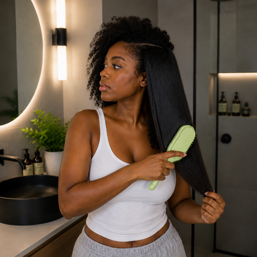 MistGlow™ Electric Spray Hair Brush