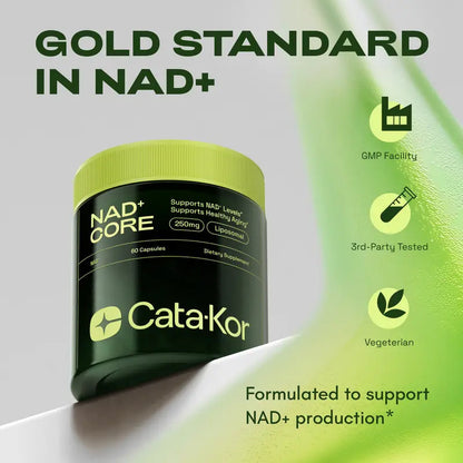 ✅ CataKor NAD+ Core | Liposomal Anti-Aging Formula