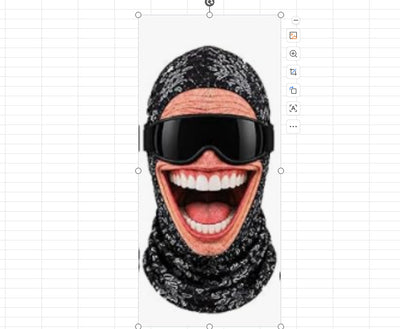 Black pattern laughing