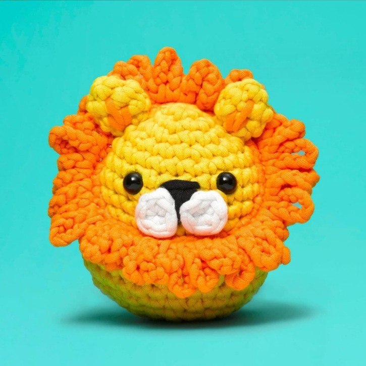 Cute Animal Crochet Dinosaur Penguin Lion Handmade Kit